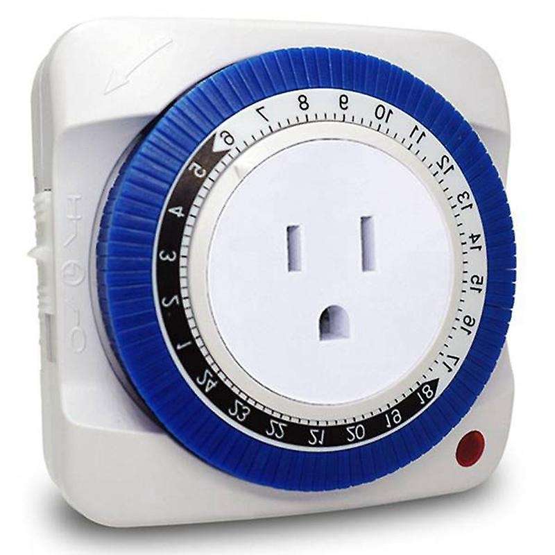 24 Hour Timer Socket 230v Wall Outlet Protector Energy (us Plug)