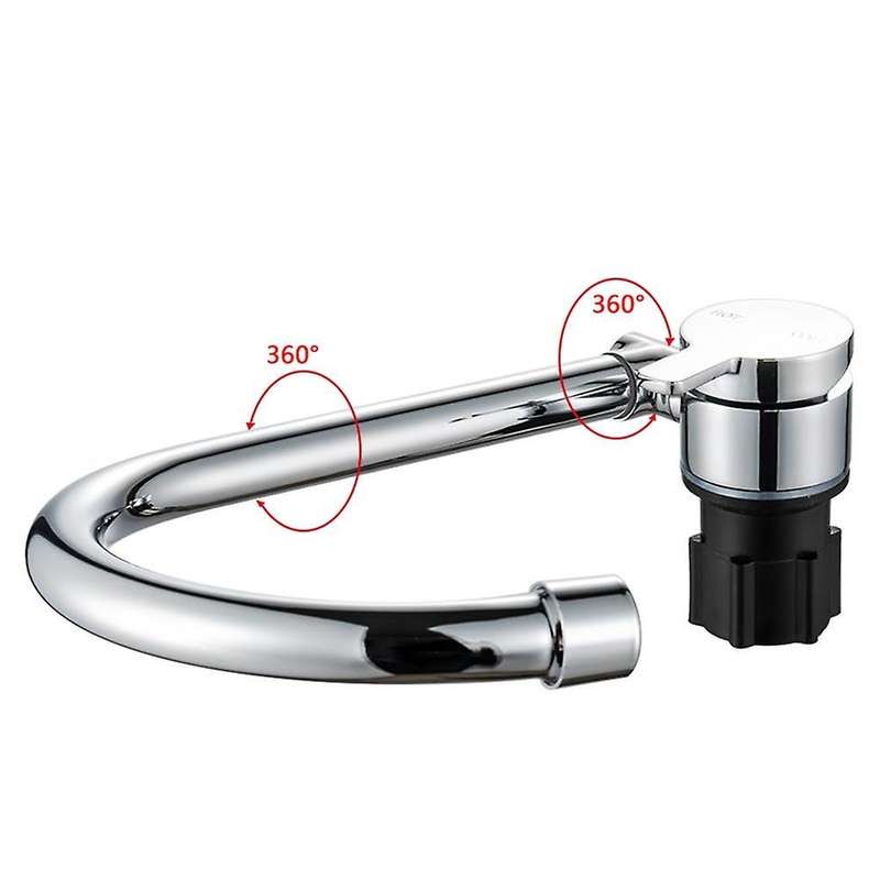 2x Foldable Rv Faucet 360 Degree Rotation 9/16 Inlet Faucet for Rv