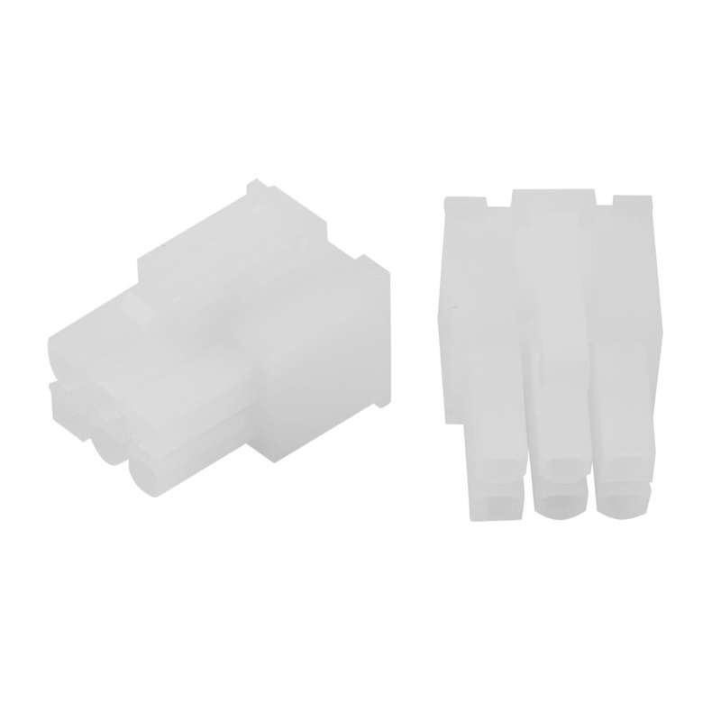 50pcs 5557 4.2mm 6p 6pin Male for Pc Atx Graphics Card Plastic Shell