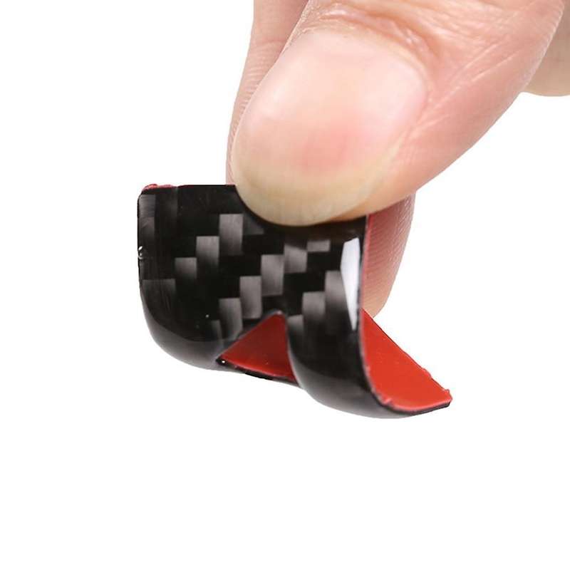 Warning Light Switch Button Cover Trim Sticker Frame,black
