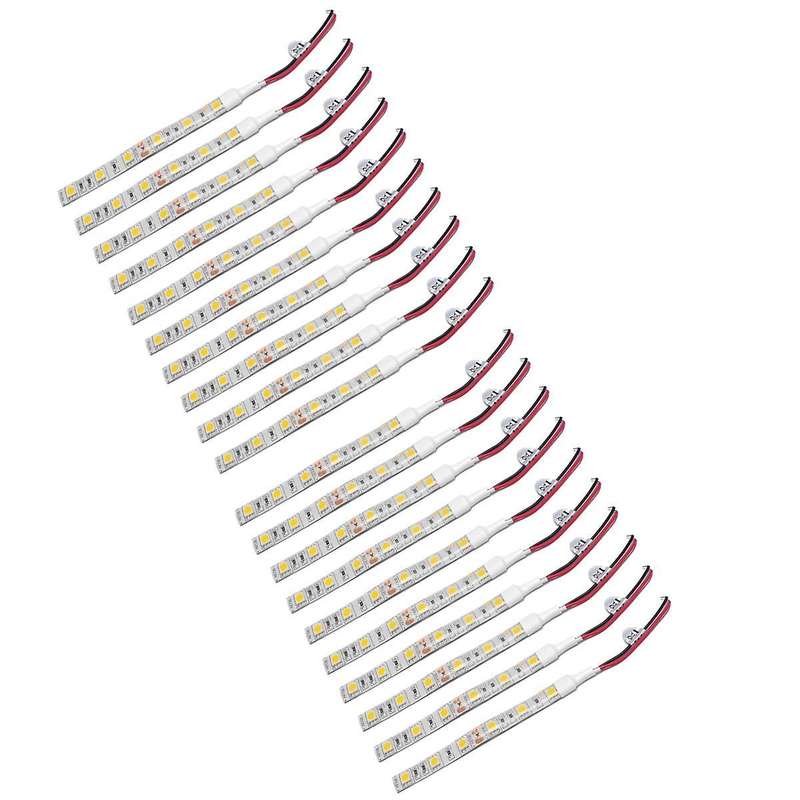 10pcs 10cm Waterproof White 5050 Led Strip Lights Dc 12v Caravan