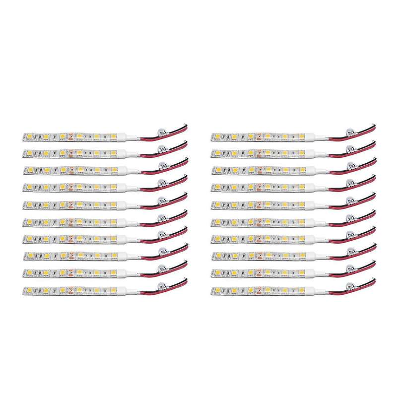 10pcs 10cm Waterproof White 5050 Led Strip Lights Dc 12v Caravan
