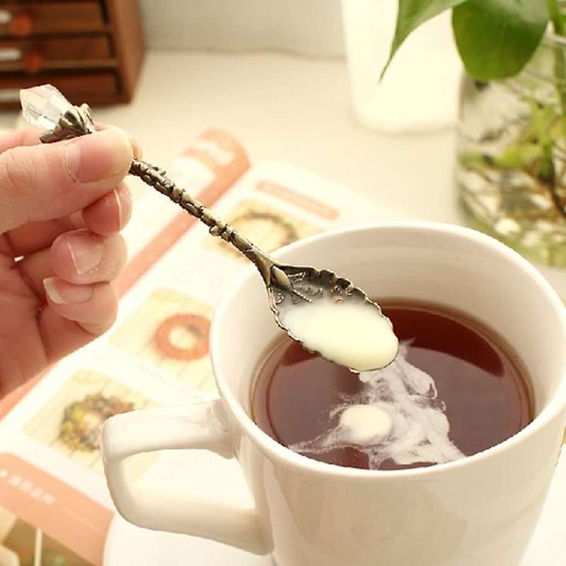 6pcs Retro European Style Palace Tableware 6 Sets Fruit Cake Fork
