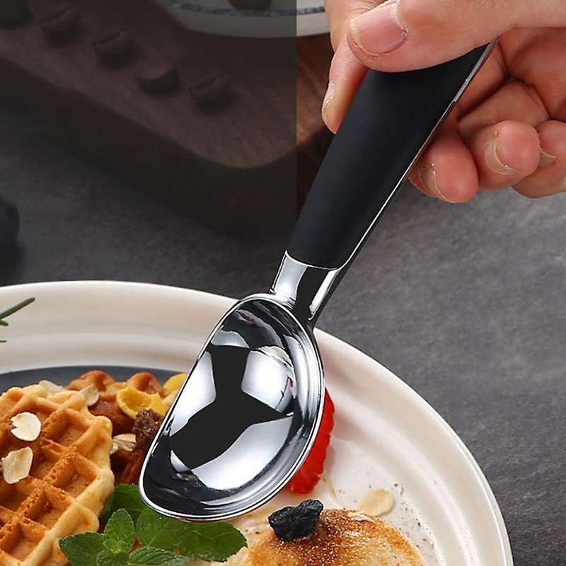 2pcs Zinc Alloy Ice Cream Yogurt Jelly Dessert Spoon Kitchen Tools