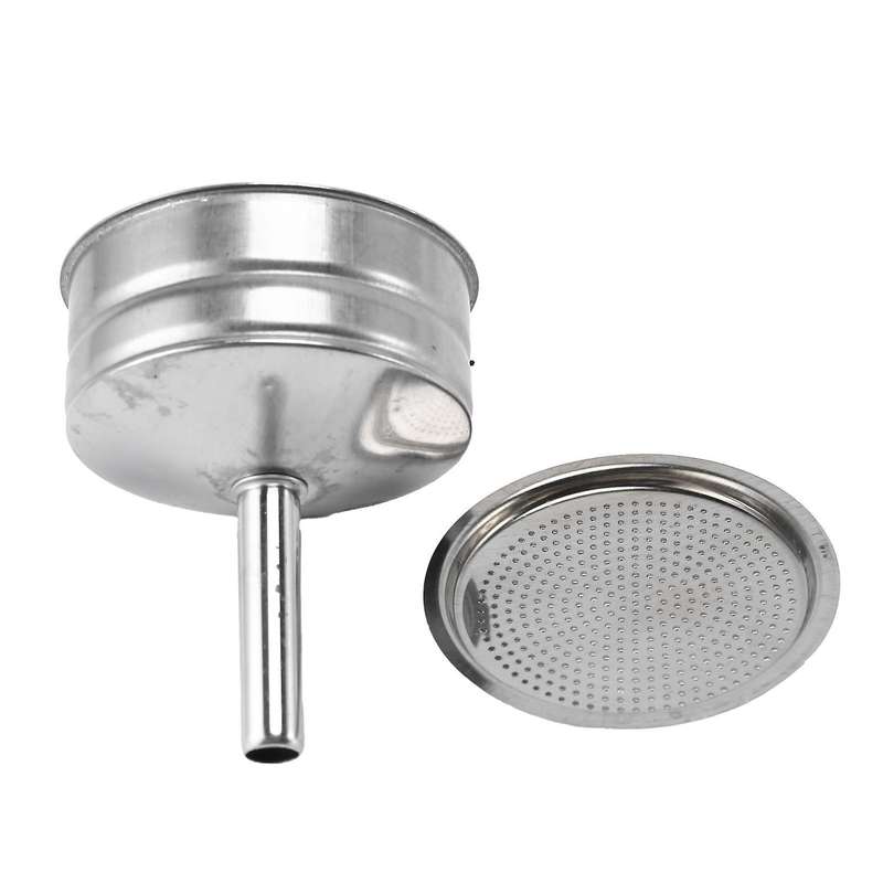 6-cup Moka Coffee Machine Replacement Funnel Kits Compatible