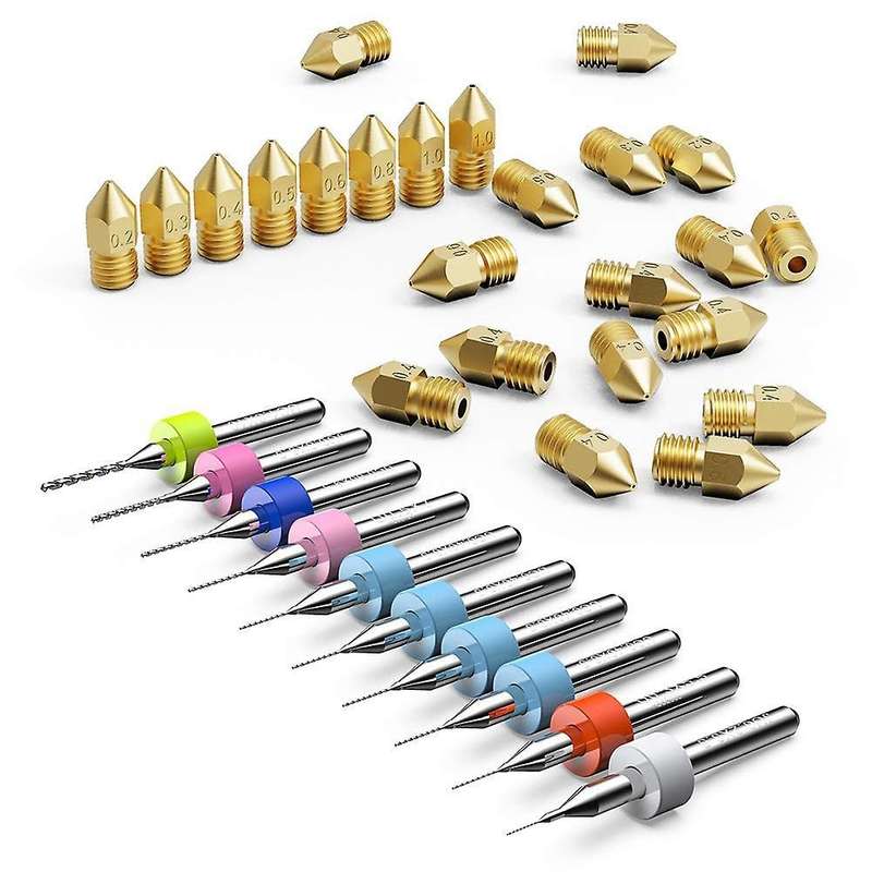 3d Printer Nozzle Kit Mk8 Extruder with Bits for Creality Cr-10 Ender