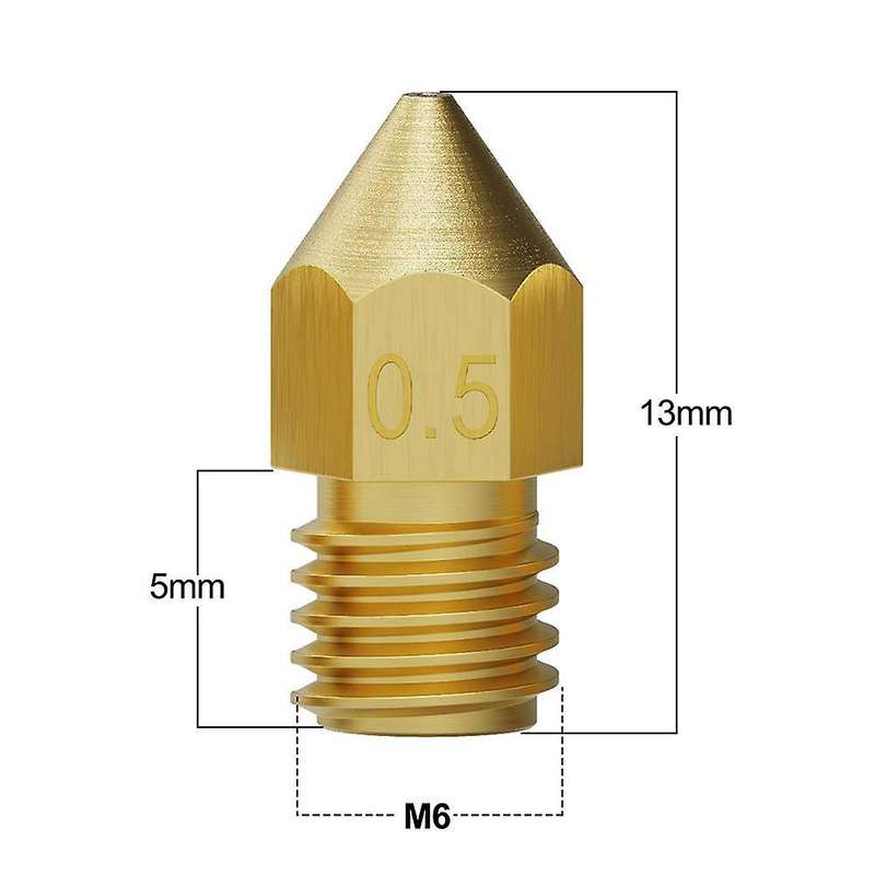 3d Printer Nozzle Kit Mk8 Extruder with Bits for Creality Cr-10 Ender