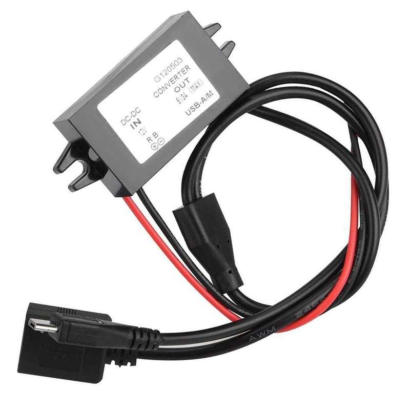 Dc Voltage Converter 12v to 5v 3a Usb-a/m Step-down Output Power
