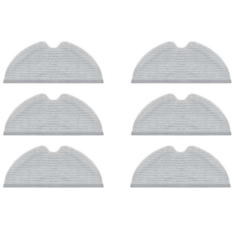 6pcs Full Area Mop Design Dry Wet Mop Cloth Rags for Xiaomi Mi Robot