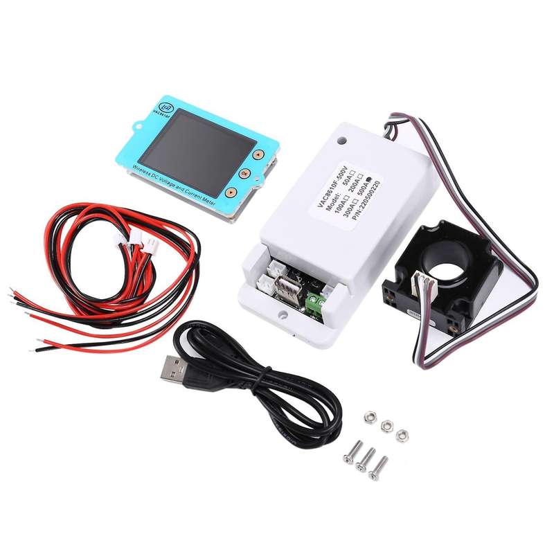 2.4inch Dc 500v Wireless Voltage Meter Voltmeter Ammeter(500a)