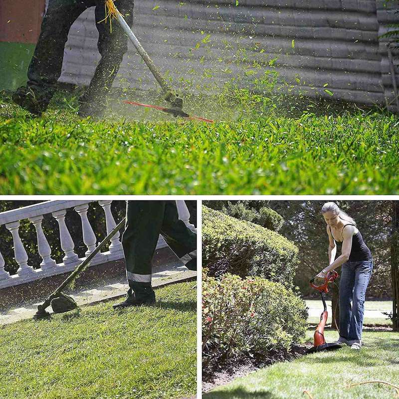80 Pcs 8.3cm Plastic Grass Trimmer for Bosch Einhell Lawn Mower