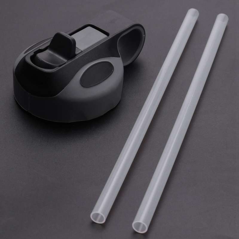 2set Water Drinking Straws with Lid for Hydro Flask Straw Flip Lids