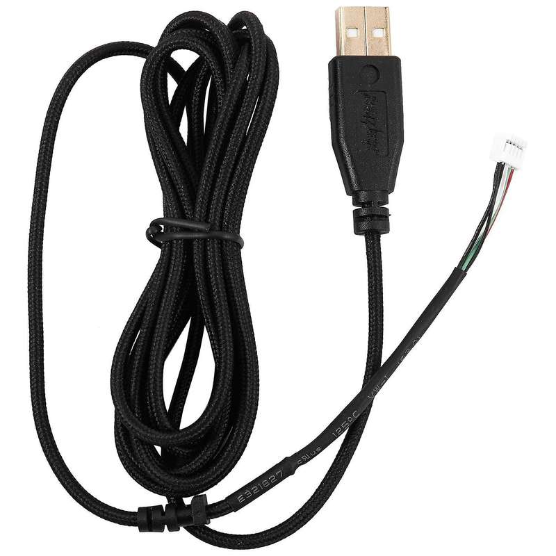 Usb Cable Mice 2.1m 5 Wires 5 Pins Black Gold Plated Gaming Mouse