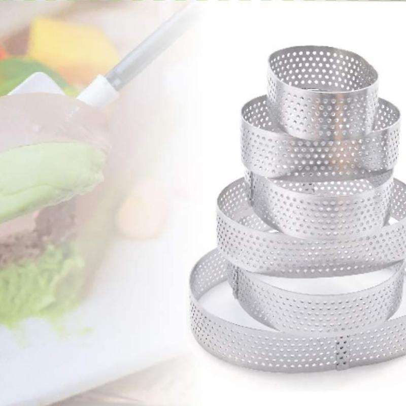 Porous Tart Ring Mould Baking Tools,heat-resistant Cake Mousse Ring