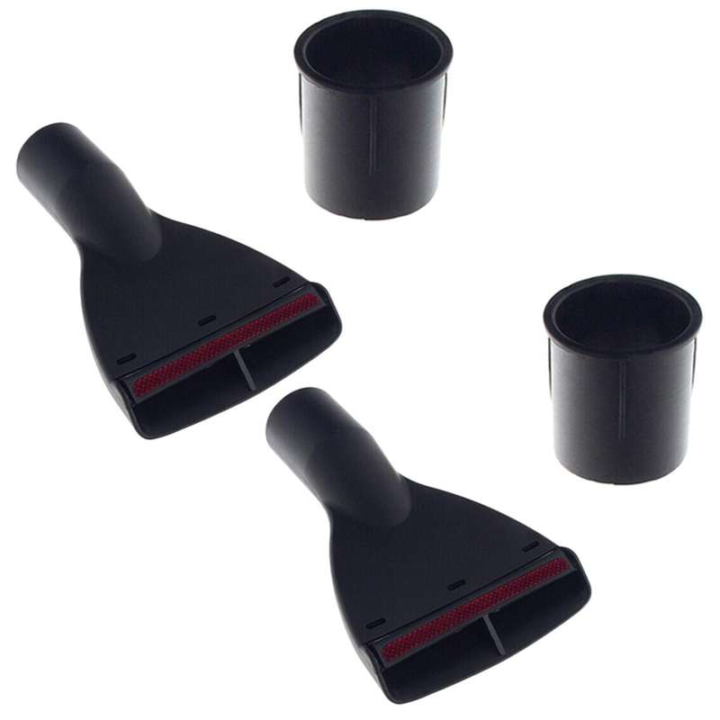 2x Universal Vacuum Cleaner 32/35mm Nozzle Brush Adapter Swivel Head