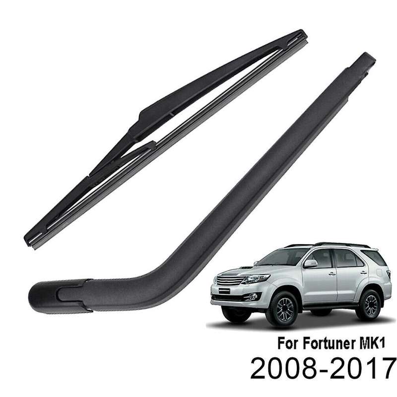 Rear Windshield Wiper Arm Blade Set for Toyota Fortuner 2008-2017