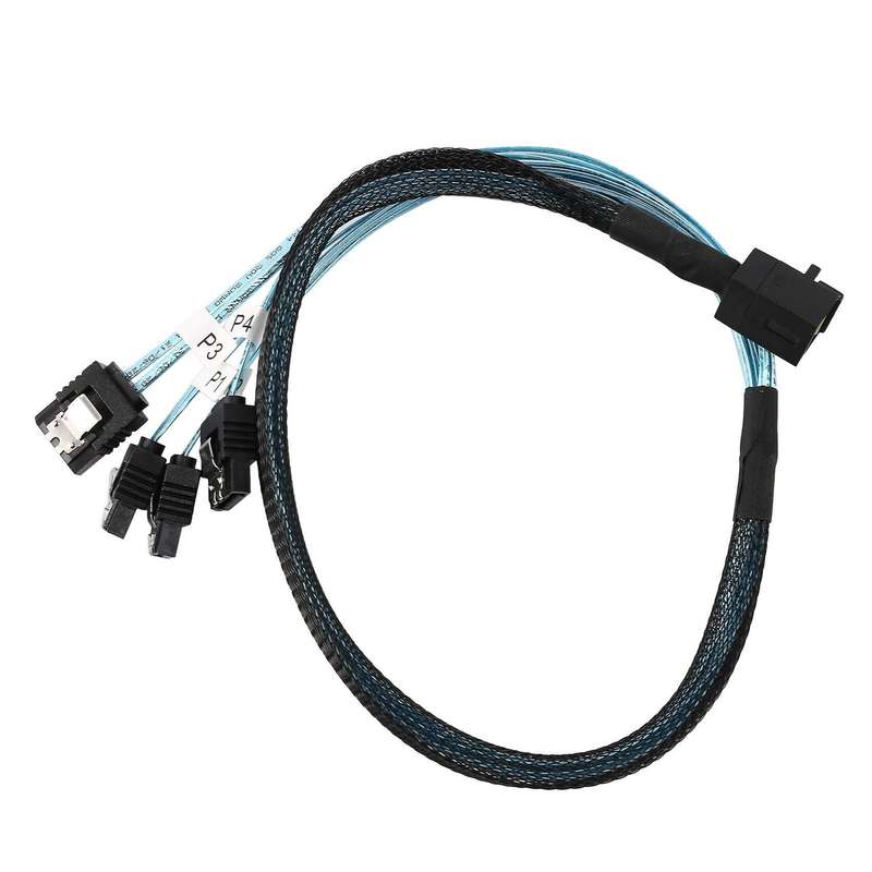 Internal Mini Sas to Sata Cable,for Raid Controller Hard Drive(1.6ft)