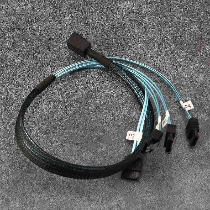 Internal Mini Sas to Sata Cable,for Raid Controller Hard Drive(1.6ft)