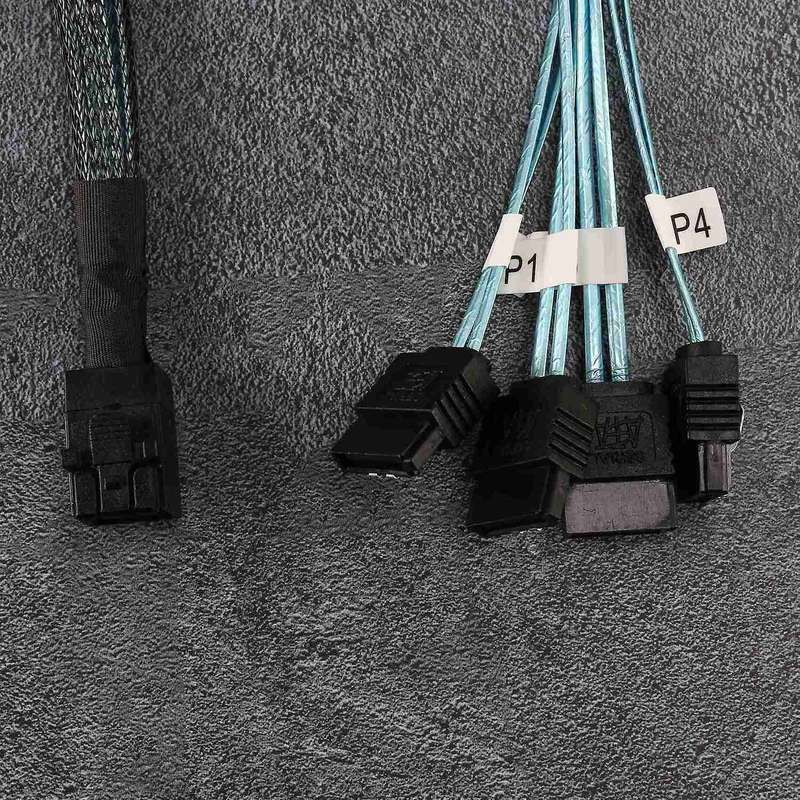 Internal Mini Sas to Sata Cable,for Raid Controller Hard Drive(1.6ft)