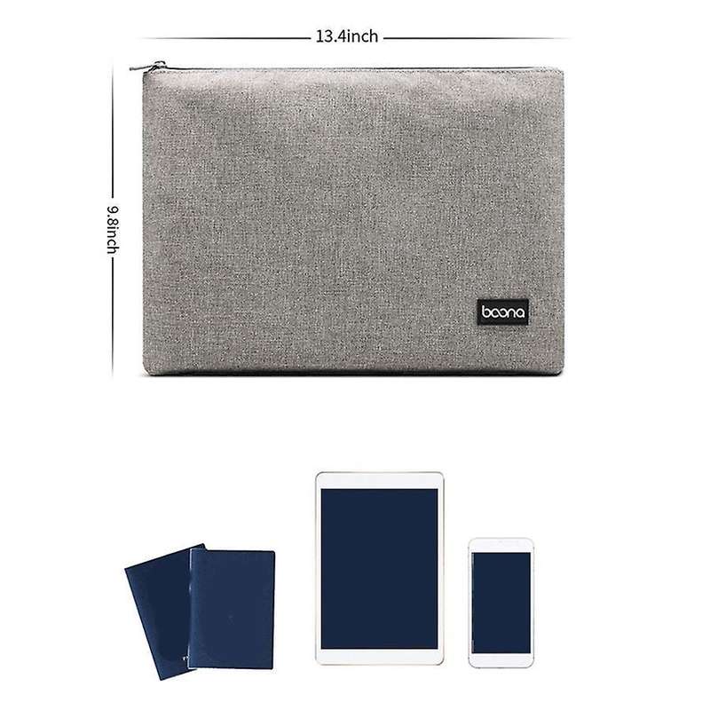 Baona Oxford Waterproof Document Bag, A4 Letter Size Document Holder