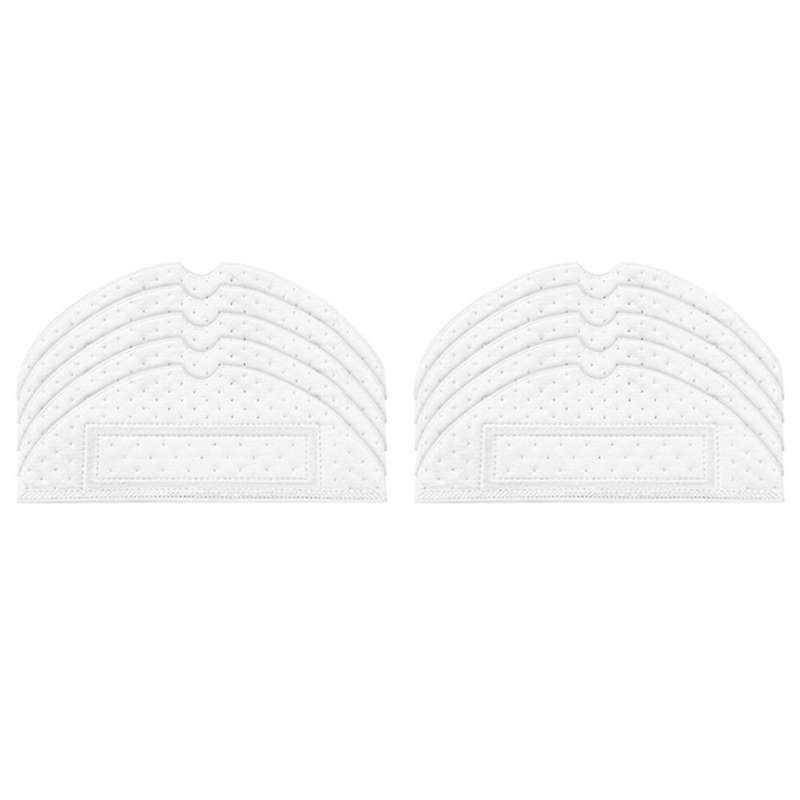 10pcs Mop Cloths for Xiaomi Roborock T7 T7s T7plus Vacuum Cleaner