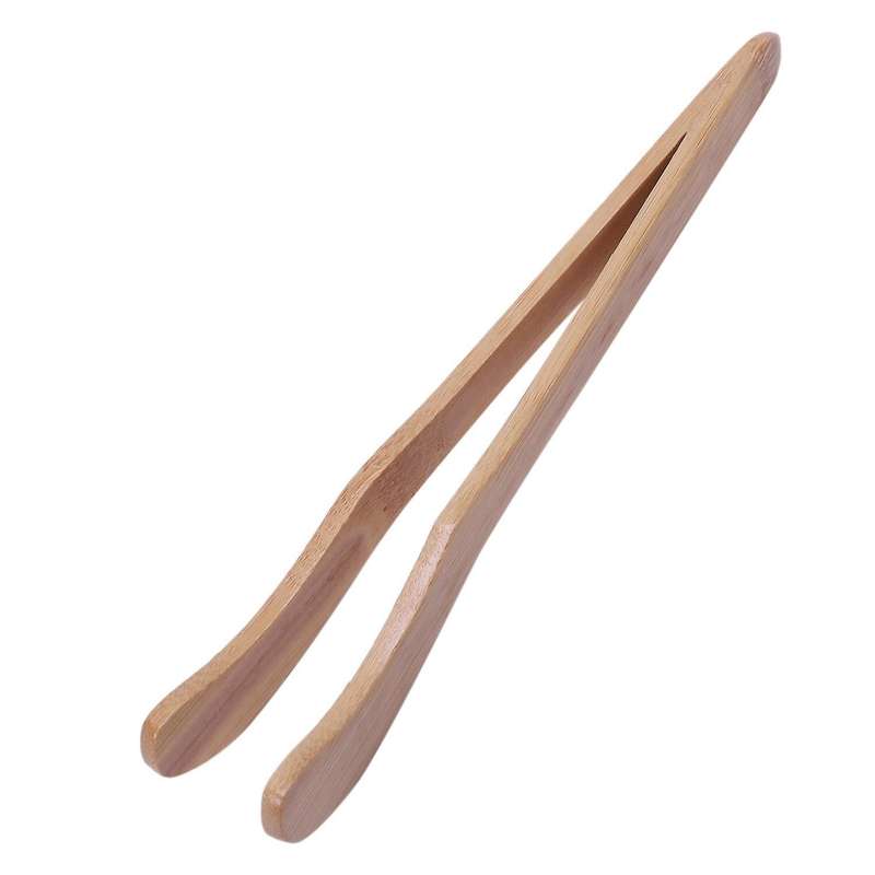 Kitchen Wood Round Head Rice Scoop Soup Ladle Spoon 7.5 Inch L