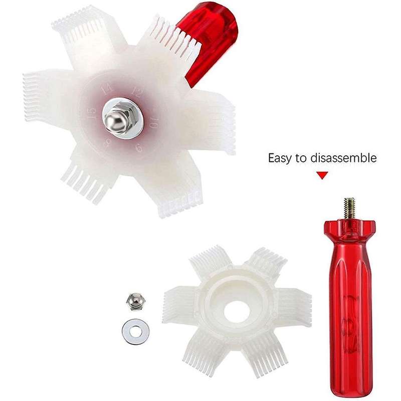 3pcs Condenser Fin Cleaner Brush,straightener Set for Air Conditioner