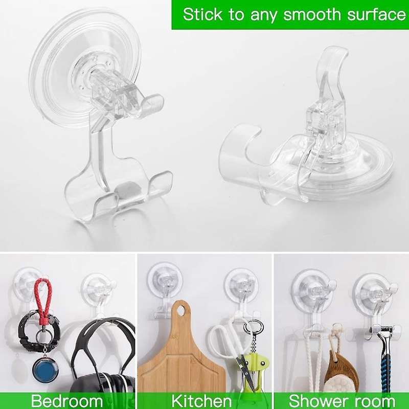 Shower Suction Hook, Suction Hook Detachable and Reusable Shower Hook
