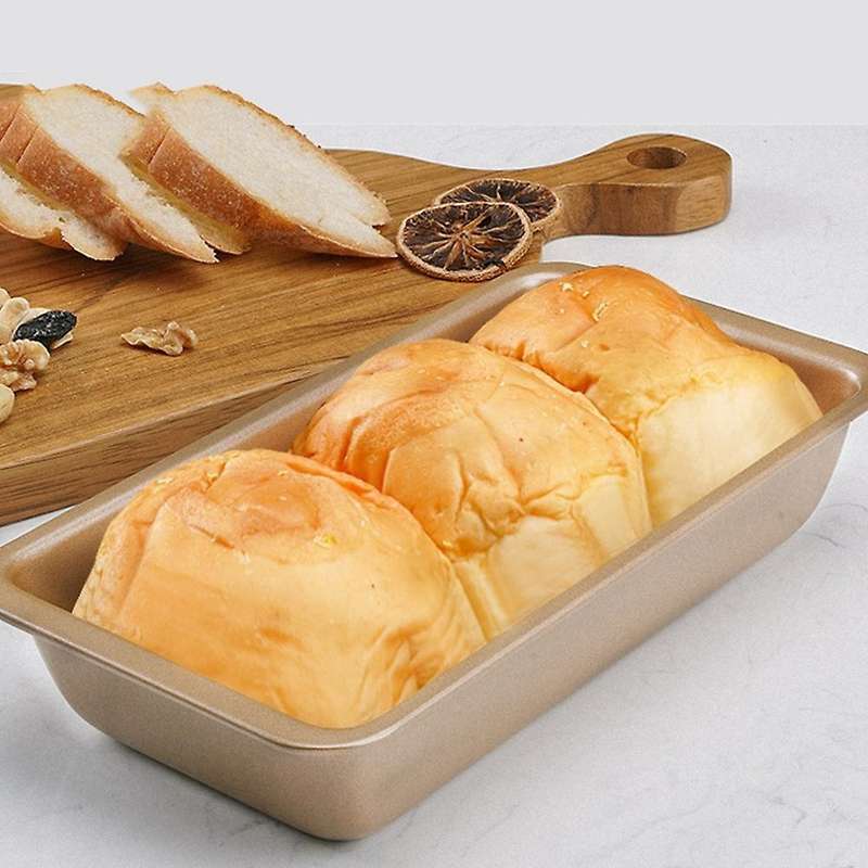 2pcs 9 Inch Loaf Baking Pan Carbon Bakeware Diy Pan Oven Baking Tool