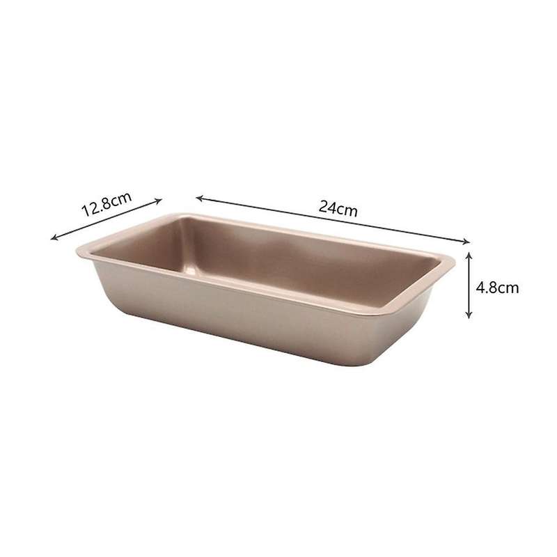 2pcs 9 Inch Loaf Baking Pan Carbon Bakeware Diy Pan Oven Baking Tool