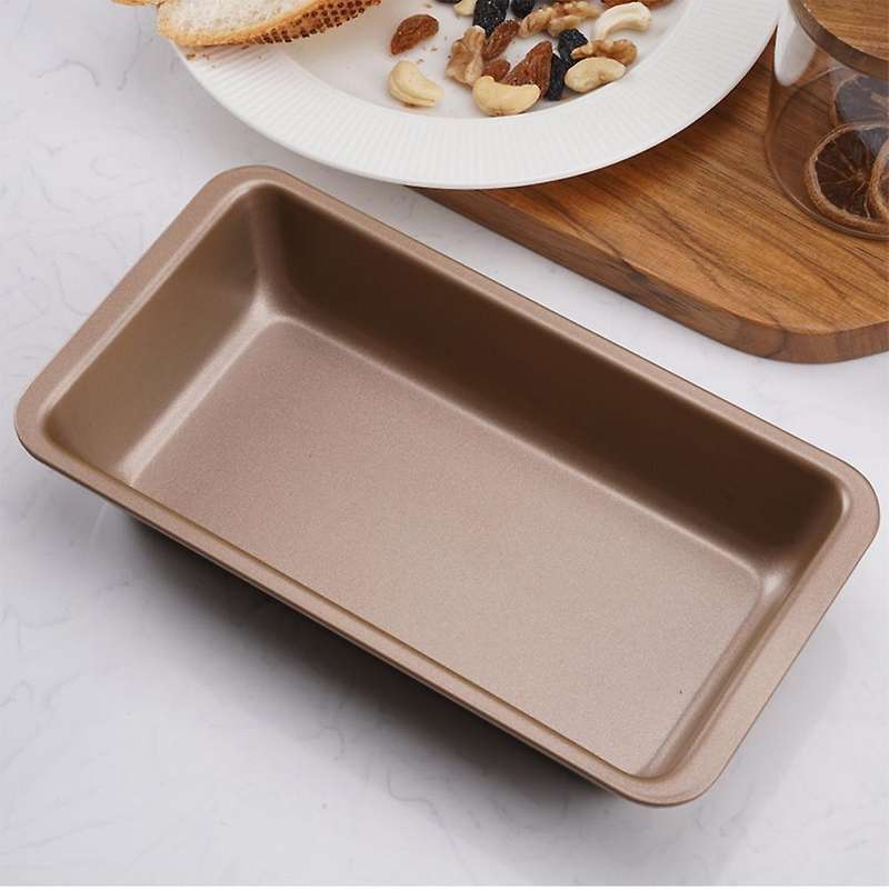2pcs 9 Inch Loaf Baking Pan Carbon Bakeware Diy Pan Oven Baking Tool