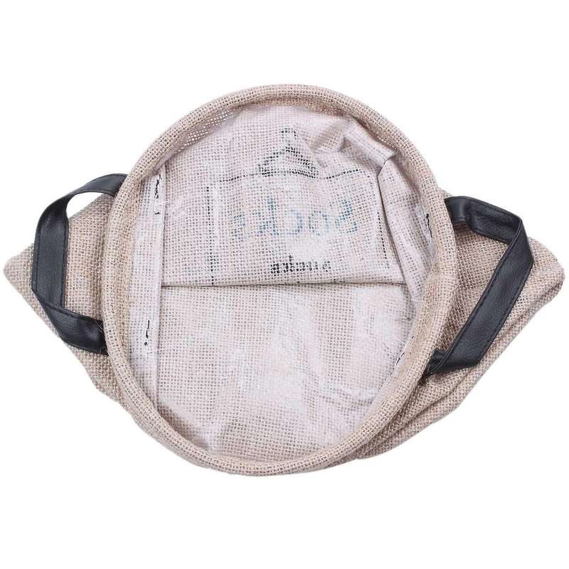 Cotton Linen Laundry Hamper Basket 1pc Represent Socks  23*29cm