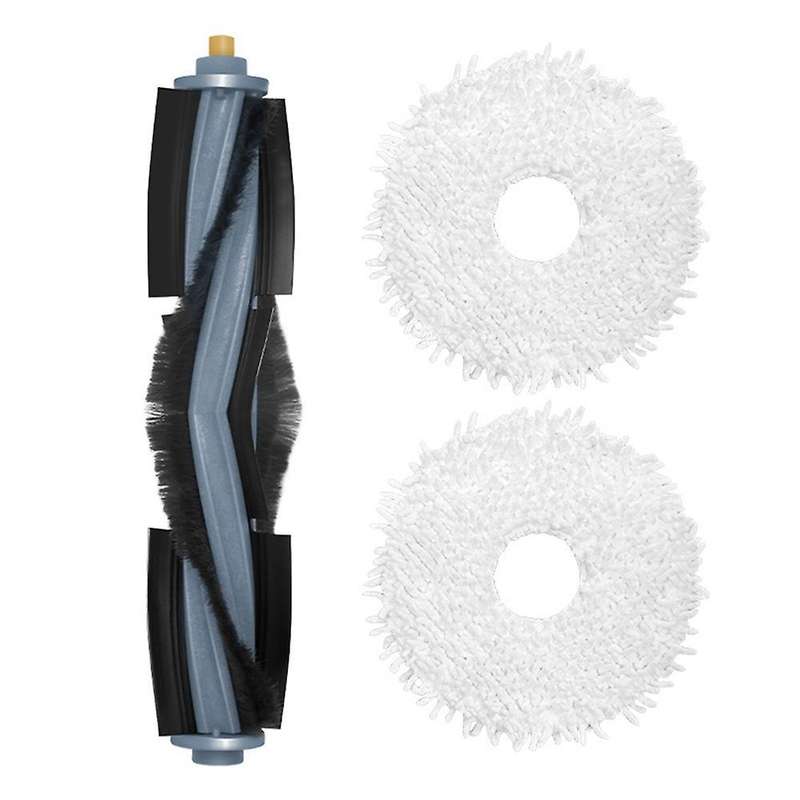 3pcs Main Roll Brush Mop Cloth for Ecovacs X1 Turbo Omni Robot
