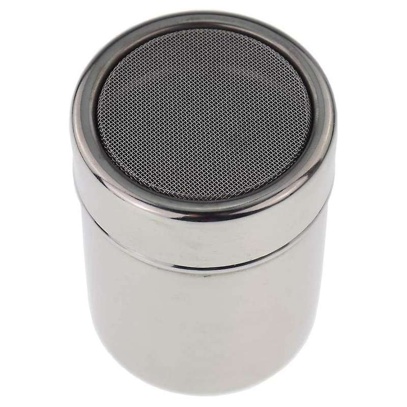Chocolate Shaker Duster Coffee Flour Sifter Stainless Steel Art