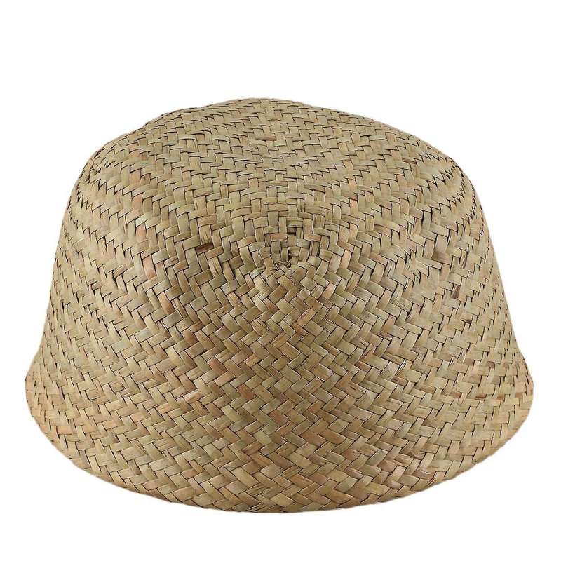 Seagrass Wickerwork Basket Rattan Foldable Hanging Woven Dirty Size S