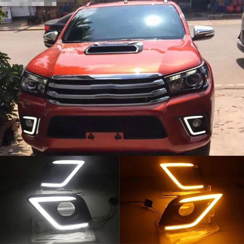 Led Daytime Running Light for Toyota Hilux Revo Vigo 2015 2016