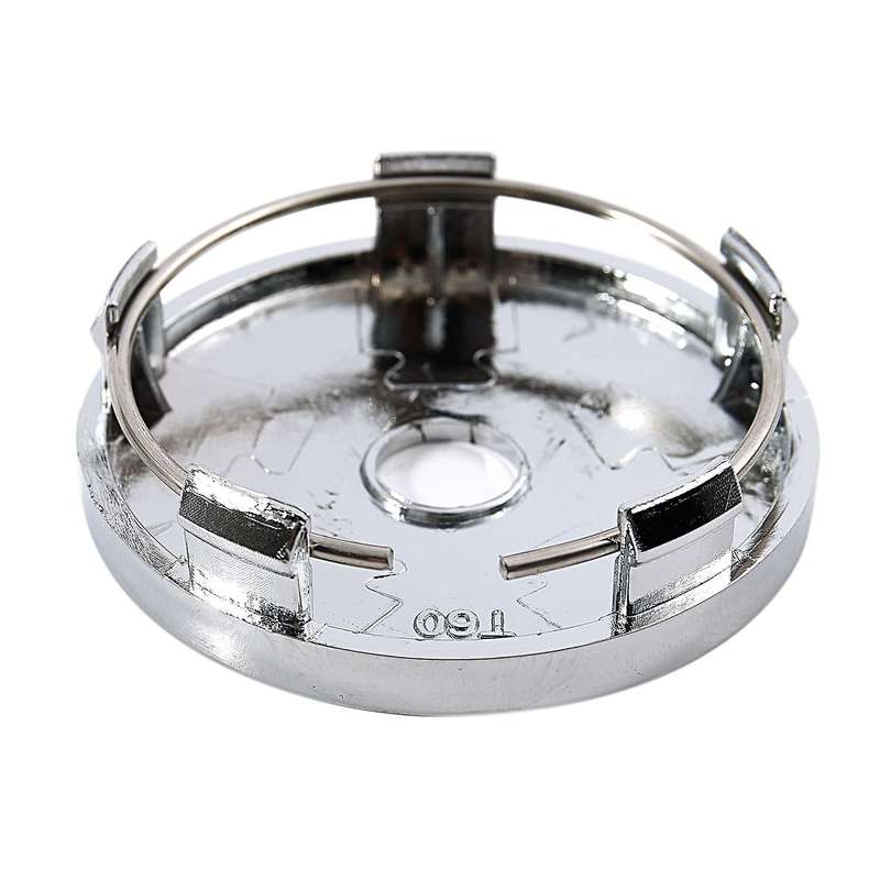 Set Of 4 Chrome Wheel Center Hub Cap Universal Car Plastic 60mm