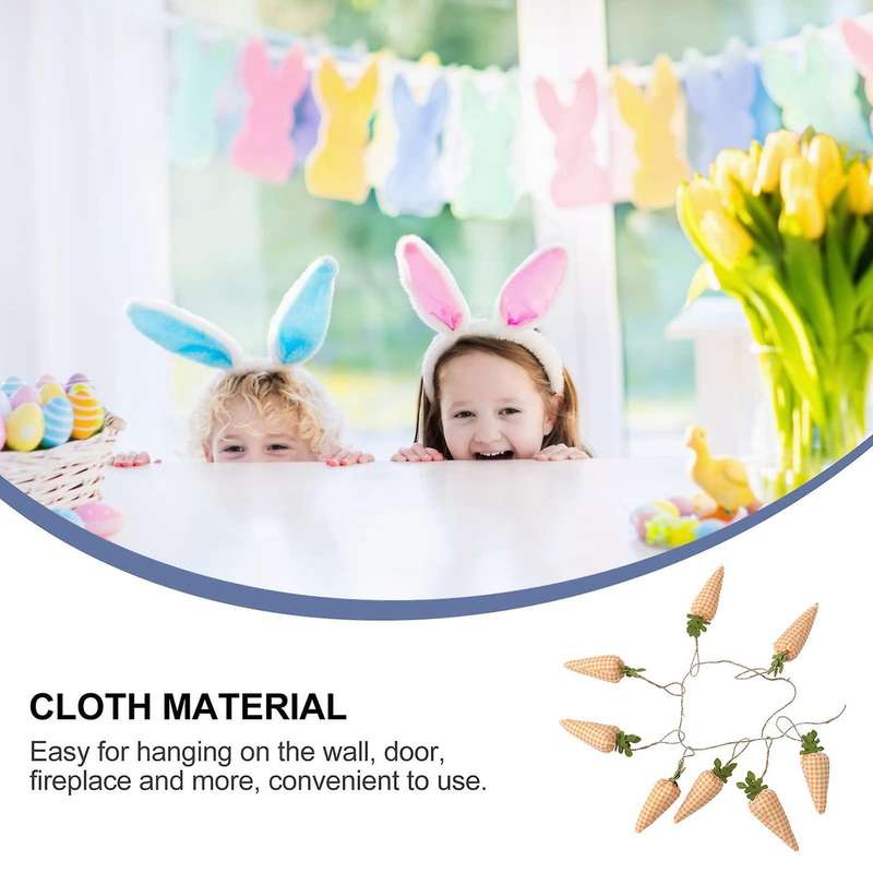 8pcs Easter Carrots Ornaments for Easter Home Decor Diy Crafts Gifts