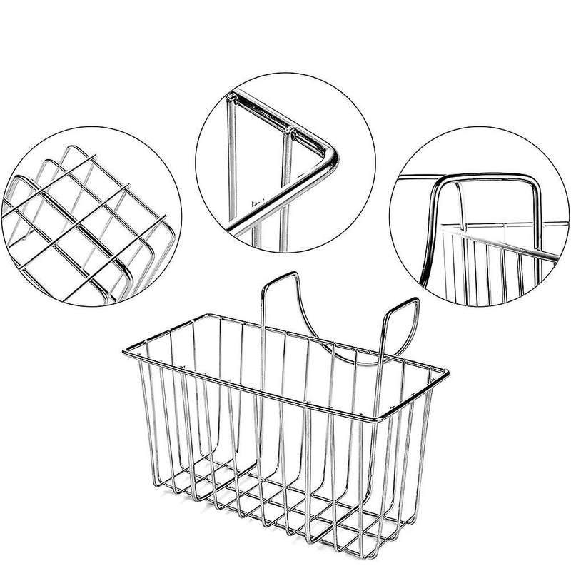 Kitchen Sponge Holder, Sink Basket Sink Caddy Brush Drainer Rack