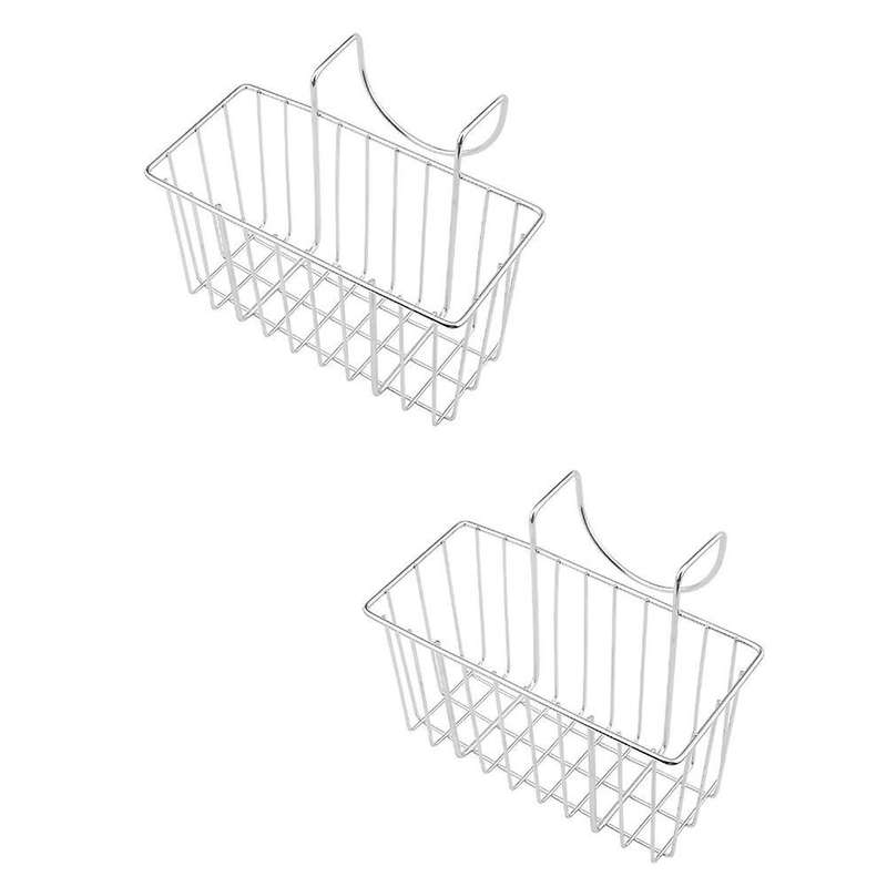 Kitchen Sponge Holder, Sink Basket Sink Caddy Brush Drainer Rack
