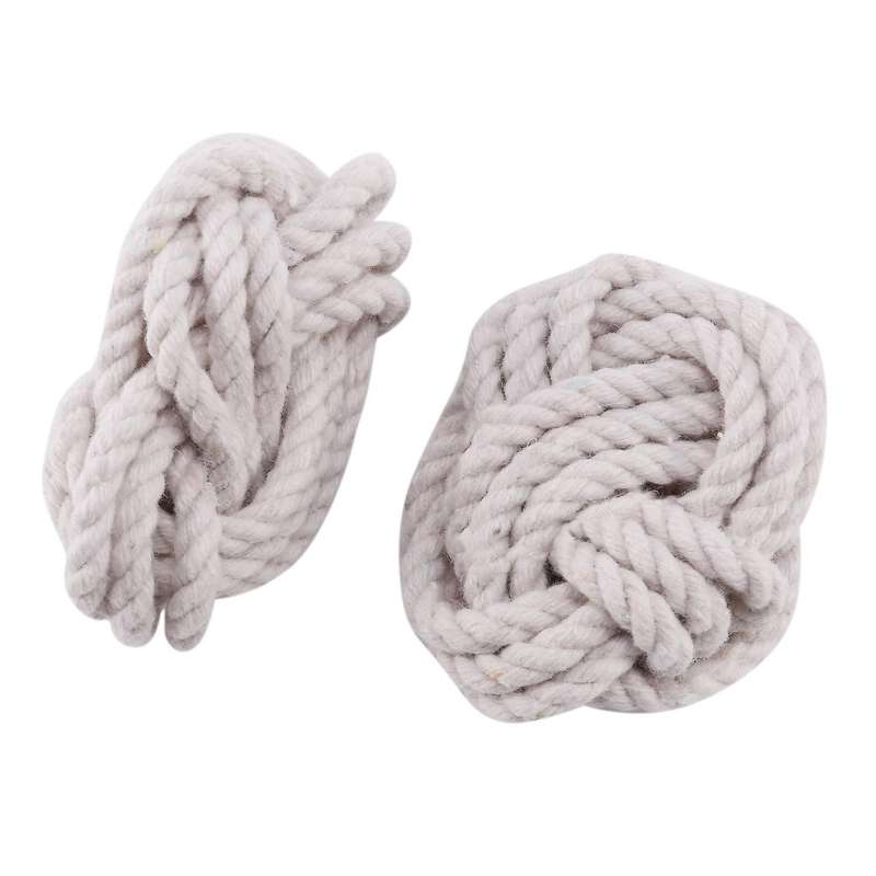 8pcs Model Room Natural Jute Napkin Ring Rope Woven Buckle Linen