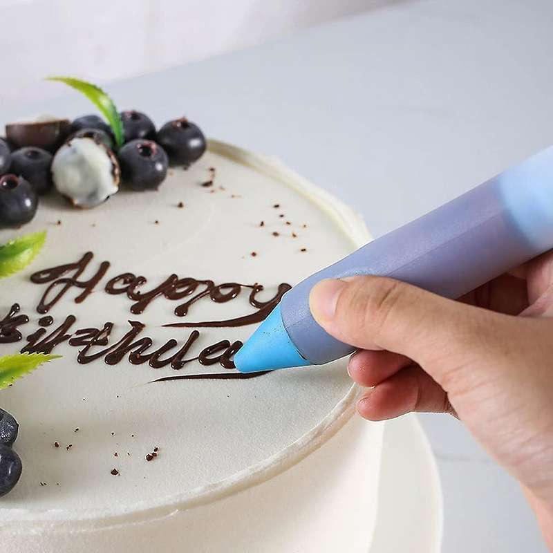4pcs Silicone Food Writing Pen Diy Decorating Pen for Cake Cookie