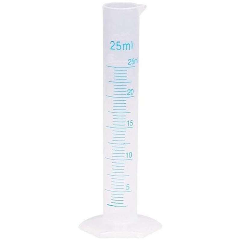 Measuring Cylinder Plastic Graduated Tube Tool for Lab(25ml)
