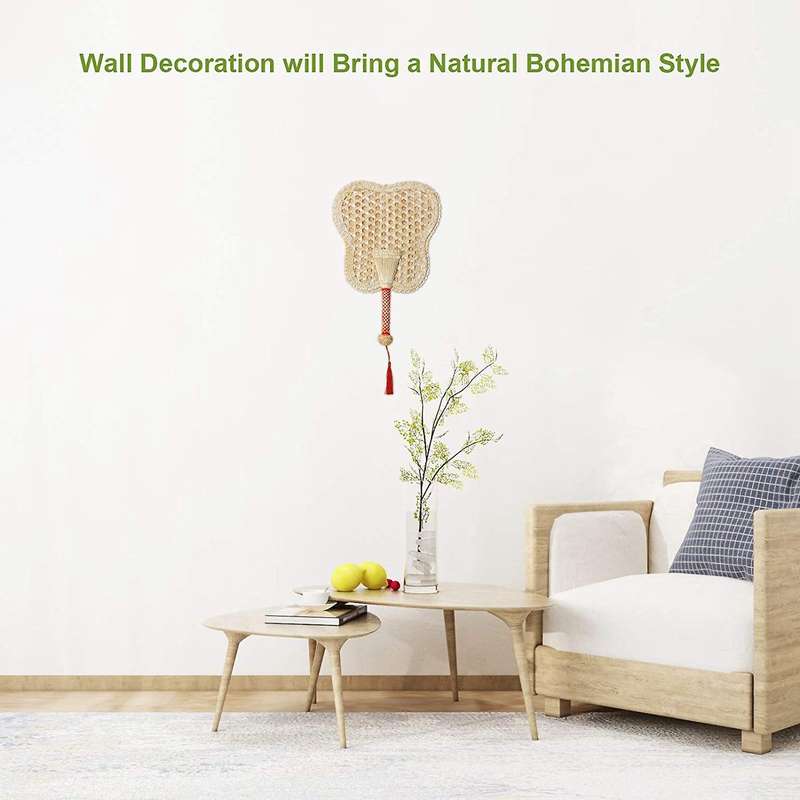 Hand Woven Fan Natural Fan Natural Wheat Straw Hand Fan(small)