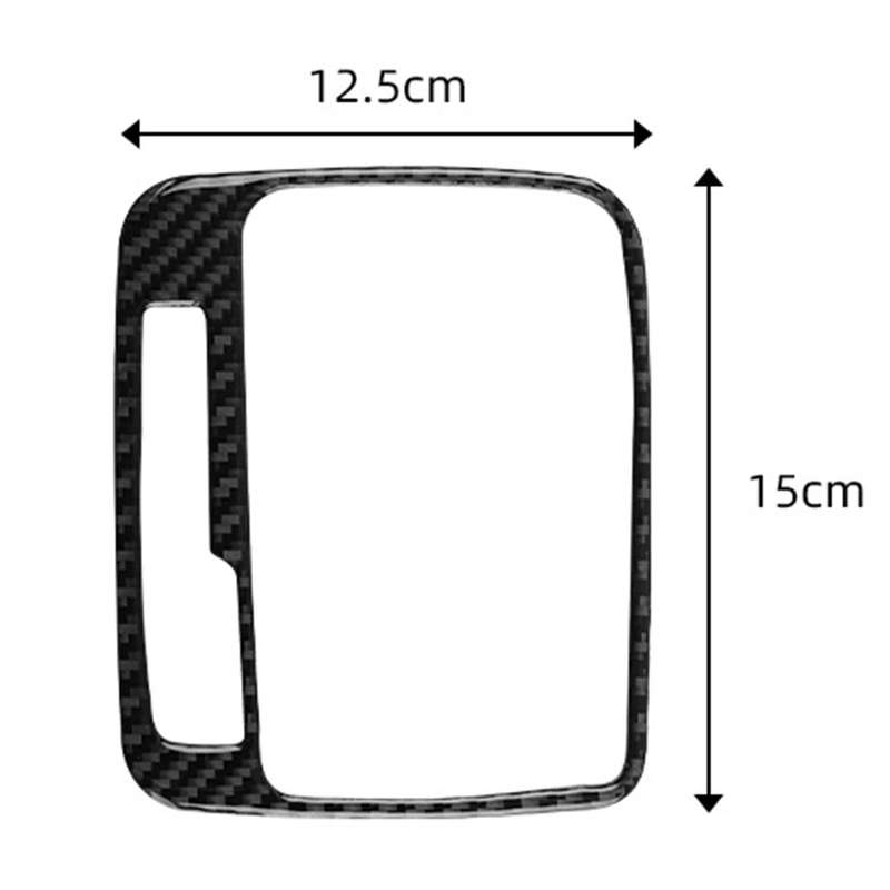 For-touareg 2011-2018 Real Carbon Fiber Console Gear Shift Frame