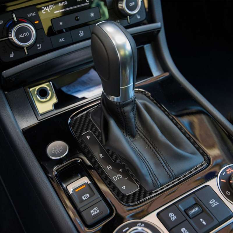 For-touareg 2011-2018 Real Carbon Fiber Console Gear Shift Frame