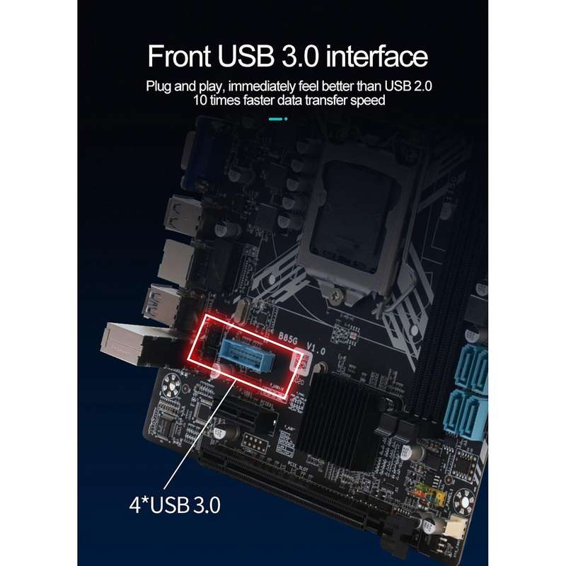 B85 Motherboard+ddr3 2gb Ram Lga1150 Desktop Computer Motherboard