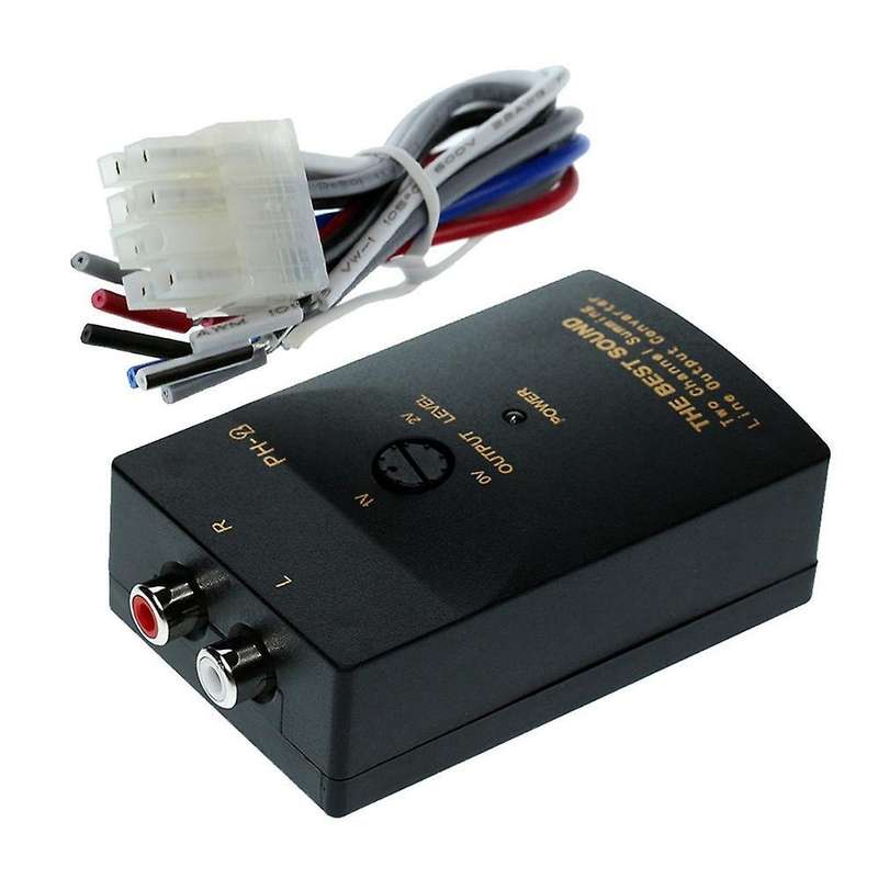 Car Audio Rca Speaker High to Low Level Output Converter Adapter