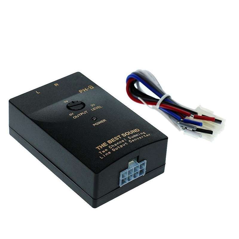 Car Audio Rca Speaker High to Low Level Output Converter Adapter