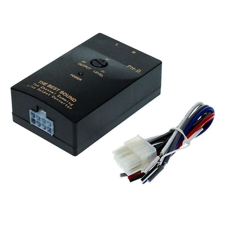 Car Audio Rca Speaker High to Low Level Output Converter Adapter